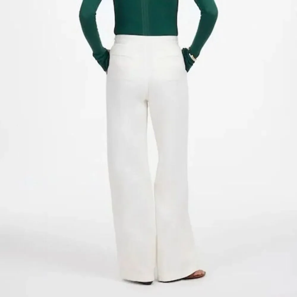 NWT Madewell Women's The Harlow Wide-Leg Jean Airy Denim Trouser‎ Off White 28 - Picture 3 of 13